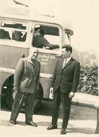 Kurt Neuberger und Siegfried Adam (rechts)
